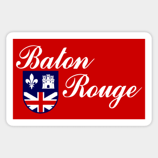 Flag of Baton Rouge, Louisiana Sticker